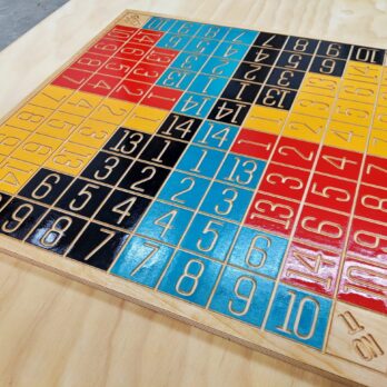 Rook™ On-Off Board Game – CNC Engraved Numbers and Borders – Vibrant Printed Surface