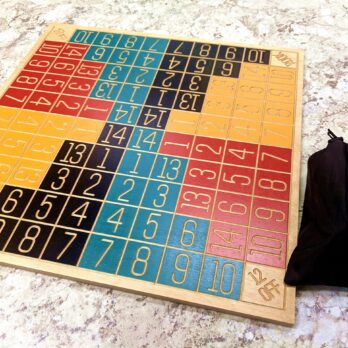 Rook™ On-Off Board Game – CNC Engraved Numbers and Borders – Vibrant Printed Surface